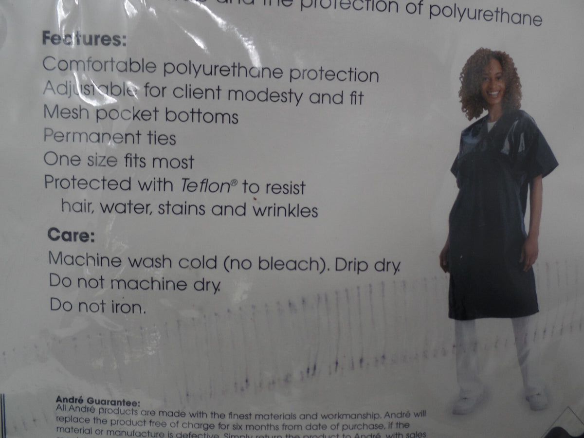 All Purpose Hair Client Wrap - Adjustable Black Teflon Hair Protector