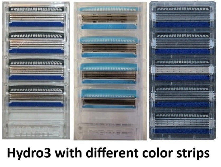 20 Schick Hydro 3 Razor Blades Refills for Sensitive Skin, Compatible with Hydro 5 & Silk
