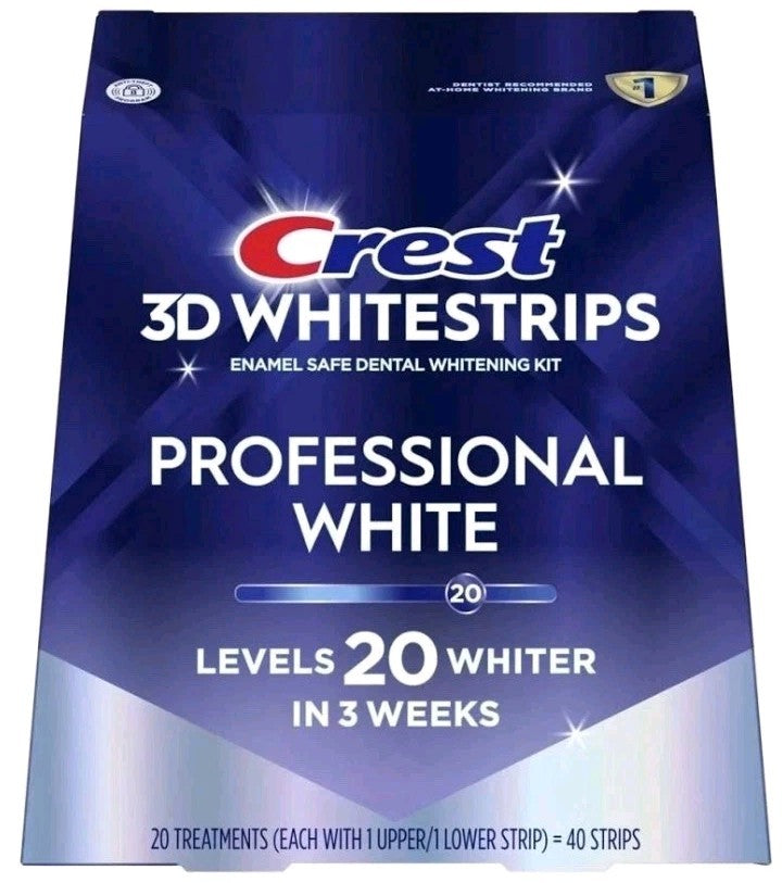 Crest 3D White Strips Professional - 20 Treatments, 40 Strips