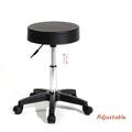 Adjustable Hydraulic Swivel Barber Stool with PU Leather Seat