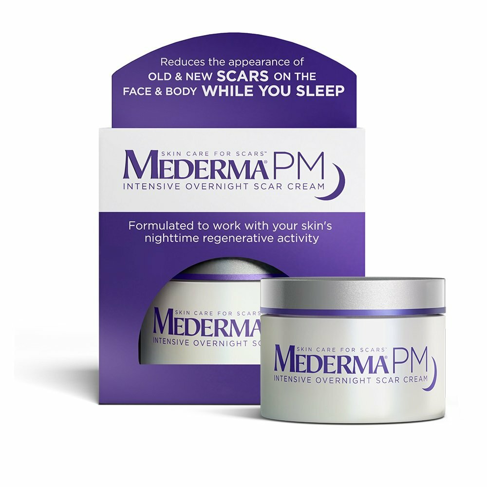 Mederma PM Intensive Overnight Scar Cream - Reduces Old & New Scars 30g