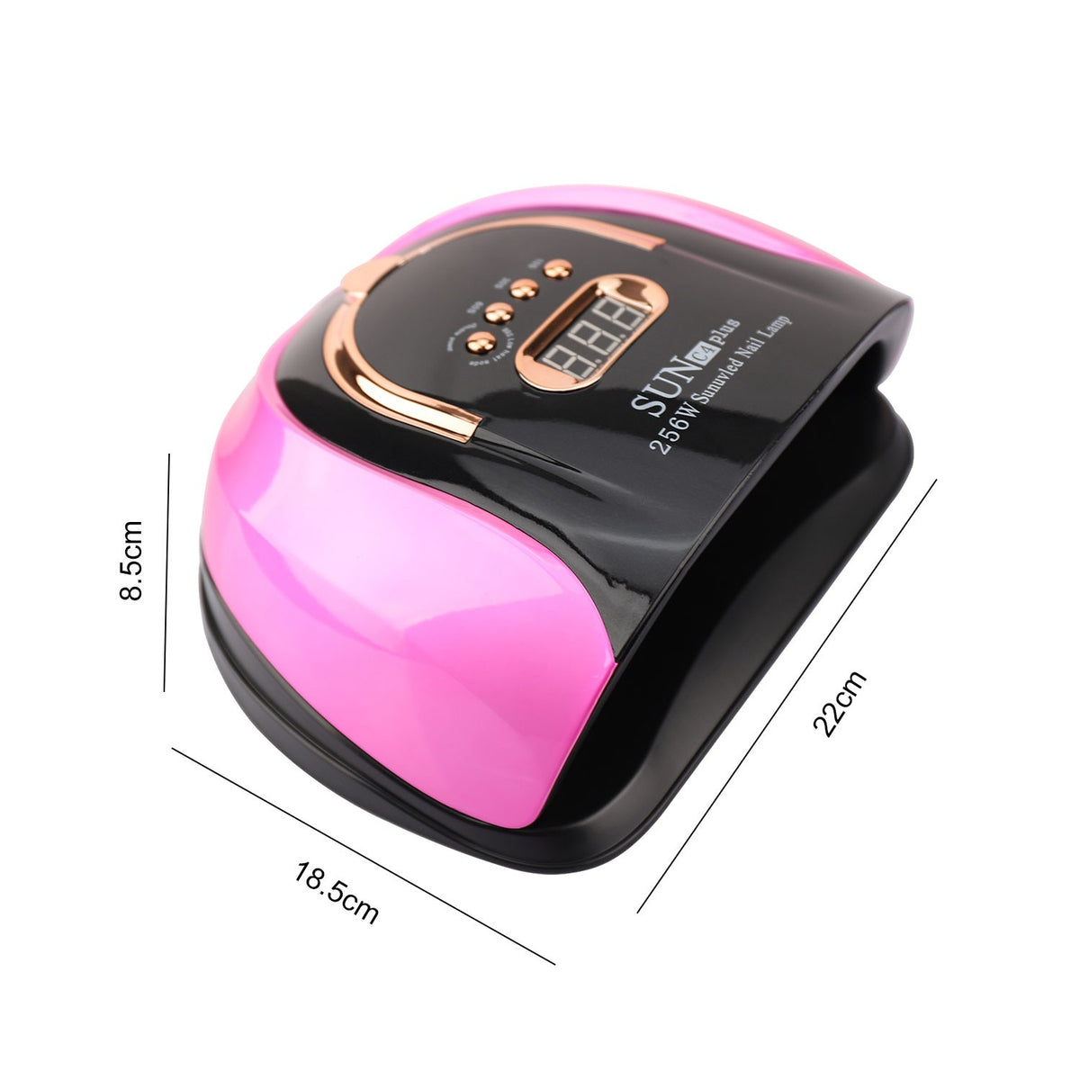 256W LED Nail Dryer UV Lamp Gel Polish Curing Machine for Manicure