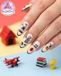 Snoopy 5D Nail Art Stickers Peanuts Nail Decals for Creative Manicure