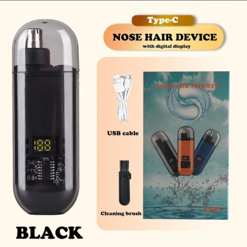 Electric Nose Hair Trimmer for Men Painless Rechargeable Grooming Tool