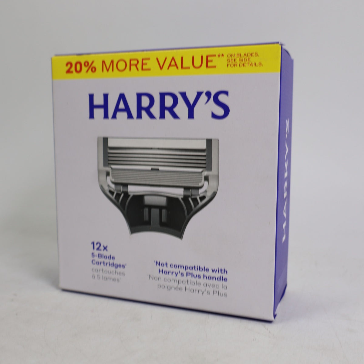 Harry's Men's Razor Blade Refills - 12 Cartridges, Premium Shaving