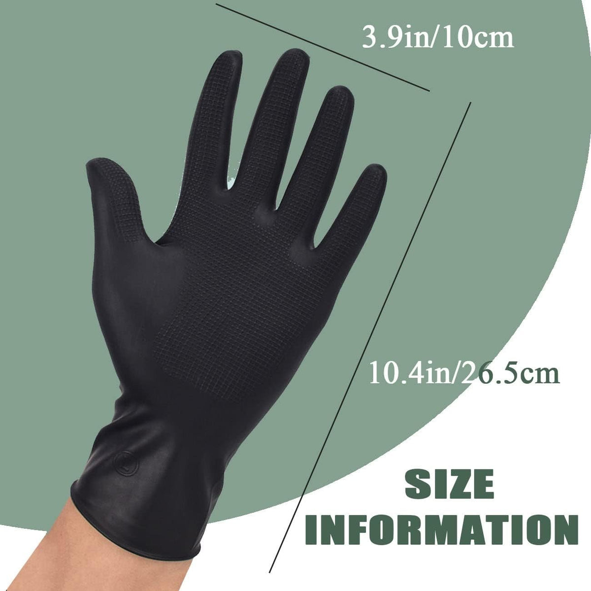 Professional Hair Dye Coloring Gloves - Reusable, Chemical-Resistant
