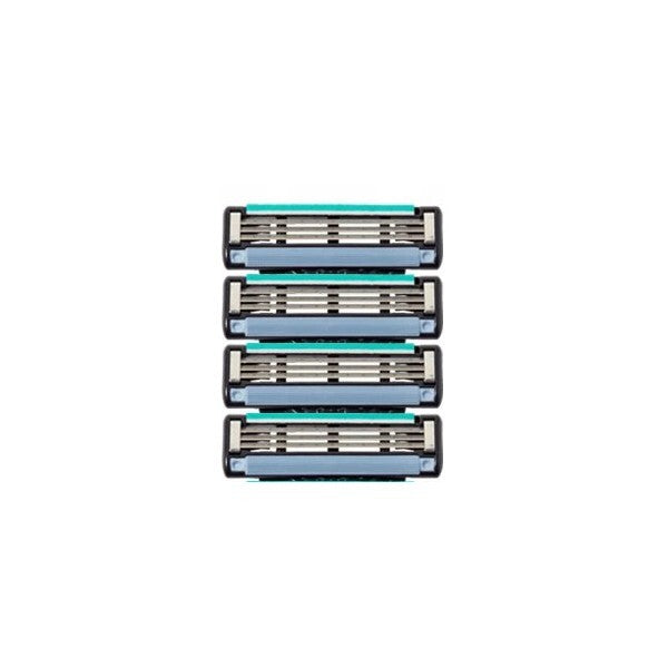 Gillette Mach3 Razor Blade Refills - 4 Cartridges for Close Shave