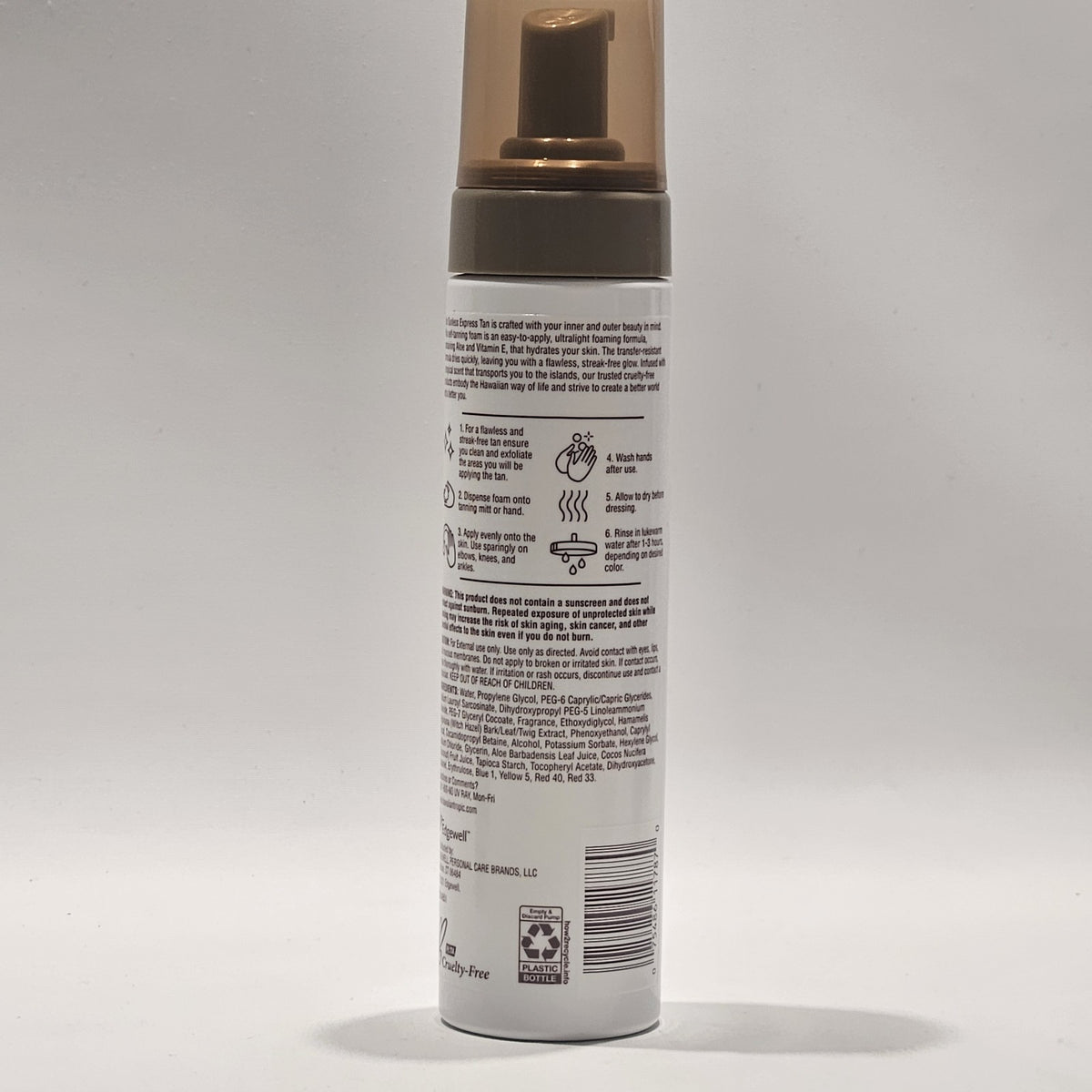 Hawaiian Tropic Sunless Tanning Foam - Express Self Tan 7 oz