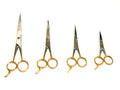 4PCS Stainless Steel Hair Cutting Scissors Set for Barbers & Pet Grooming
