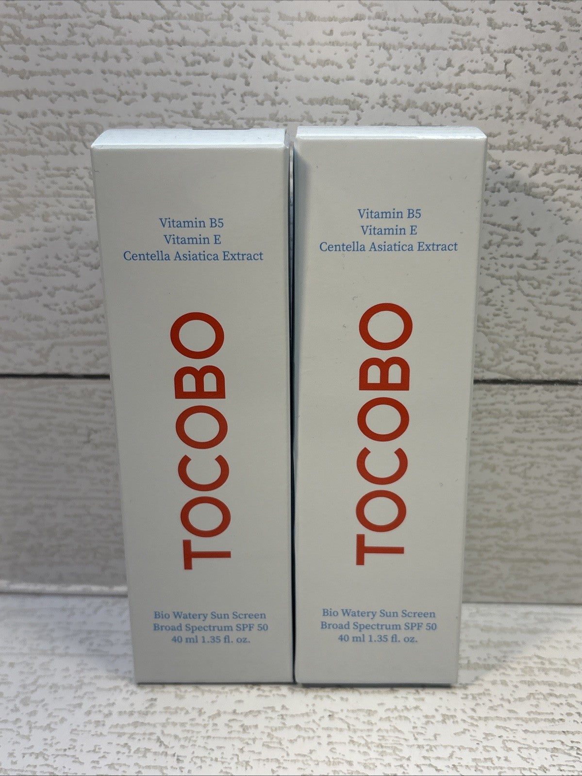 [US Seller] TOCOBO SPF 50+ Water-Based Sun Cream - 50ml, 2-Pack