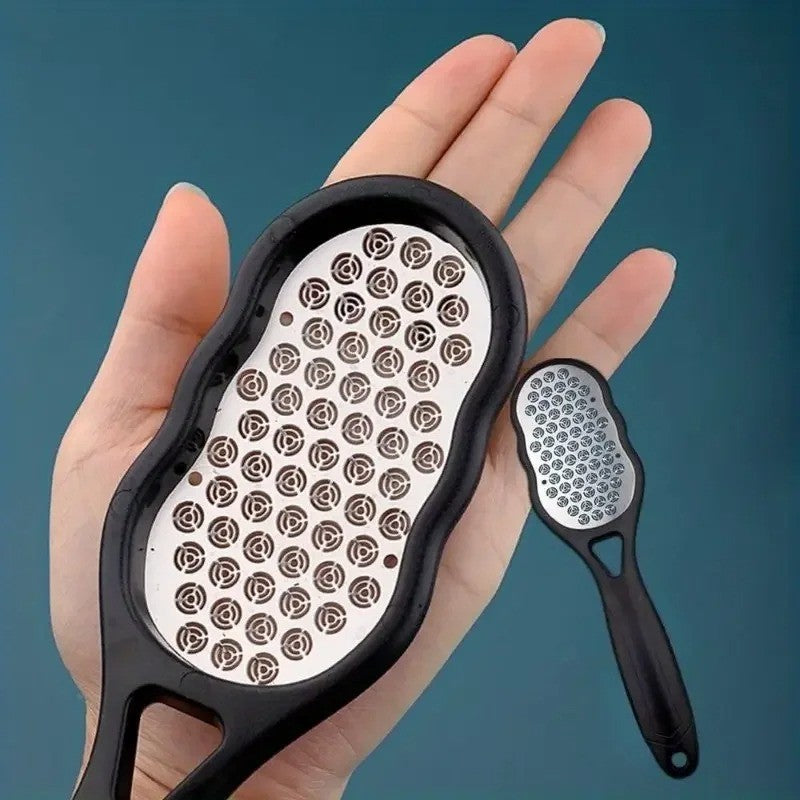 Double Sided Foot File Callus Remover - Stainless Steel Pedicure Tool