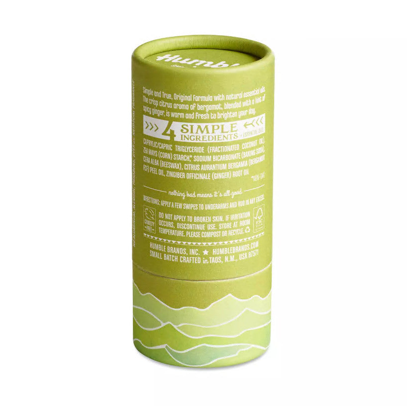 Natural Deodorant Stick Bergamot & Ginger - Pack of 2