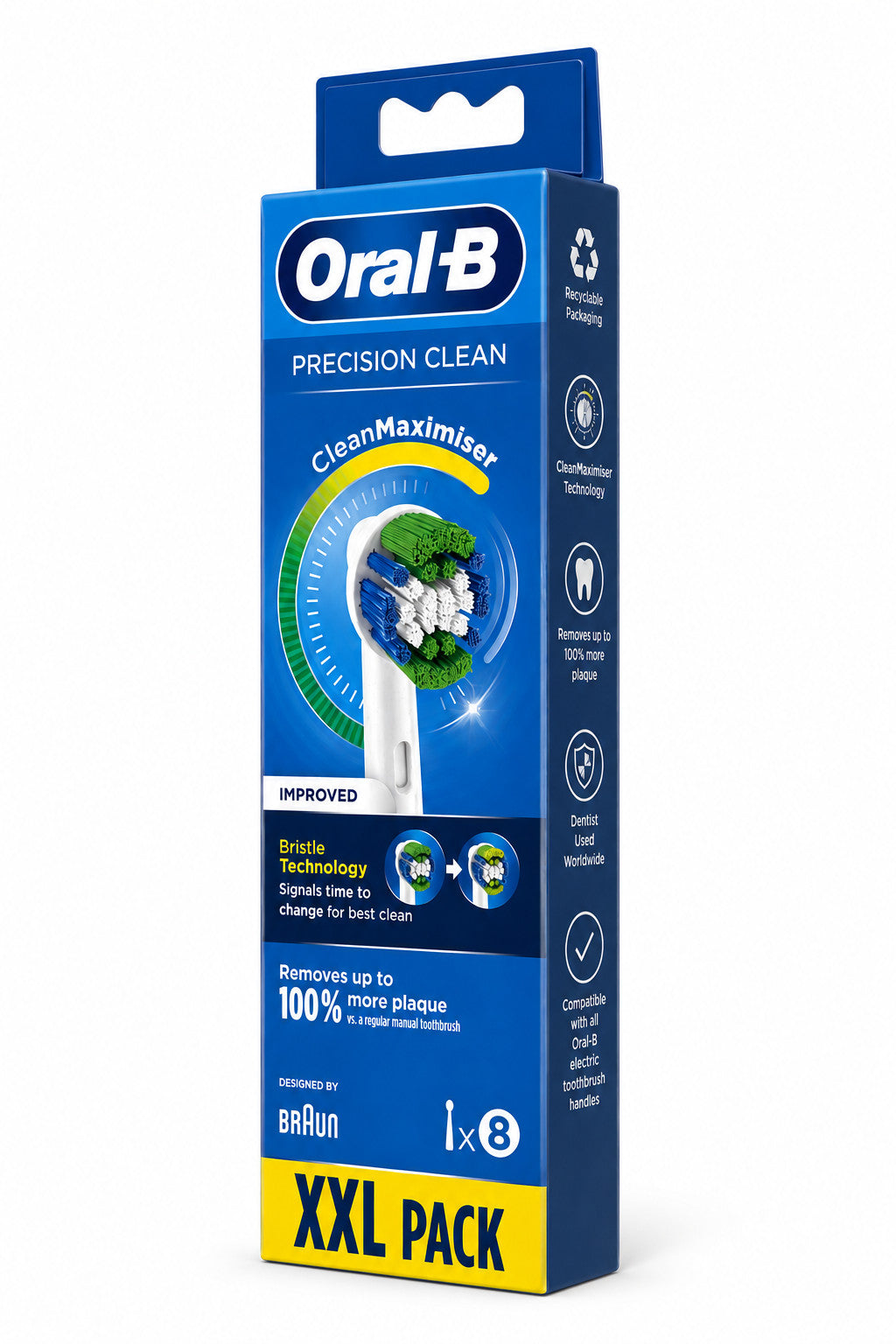 Oral-B Precision Clean Replacement Brush Heads XXL Pack - 8 Count