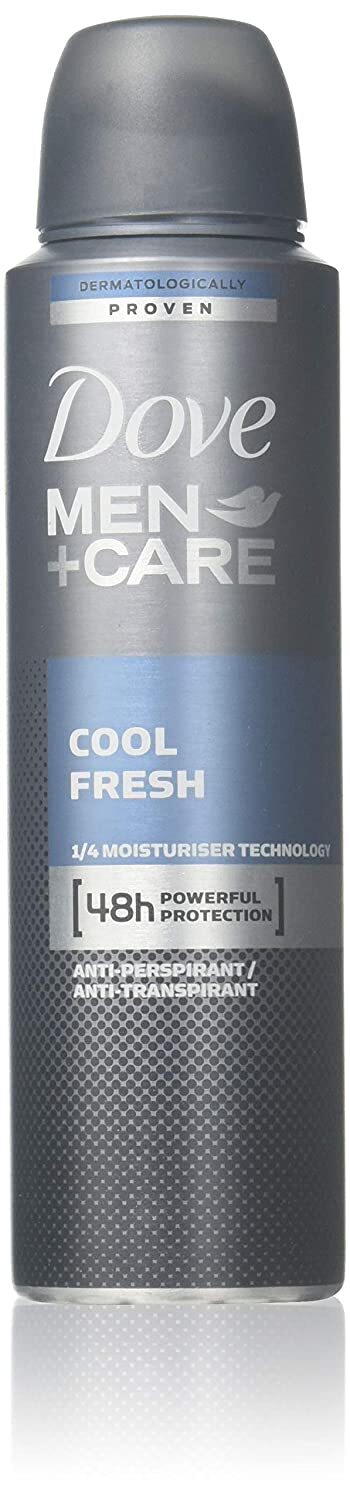 Men's Deodorant Spray 150ml 6-Pack Cool Fresh Eucalyptus Mint Long-Lasting