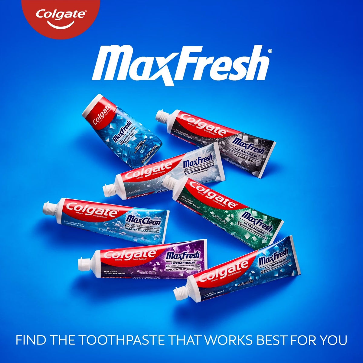 (3 Pack) Fluoride Toothpaste with Fresh Mint Flavor - Long-Lasting Breath & Cavity Protection
