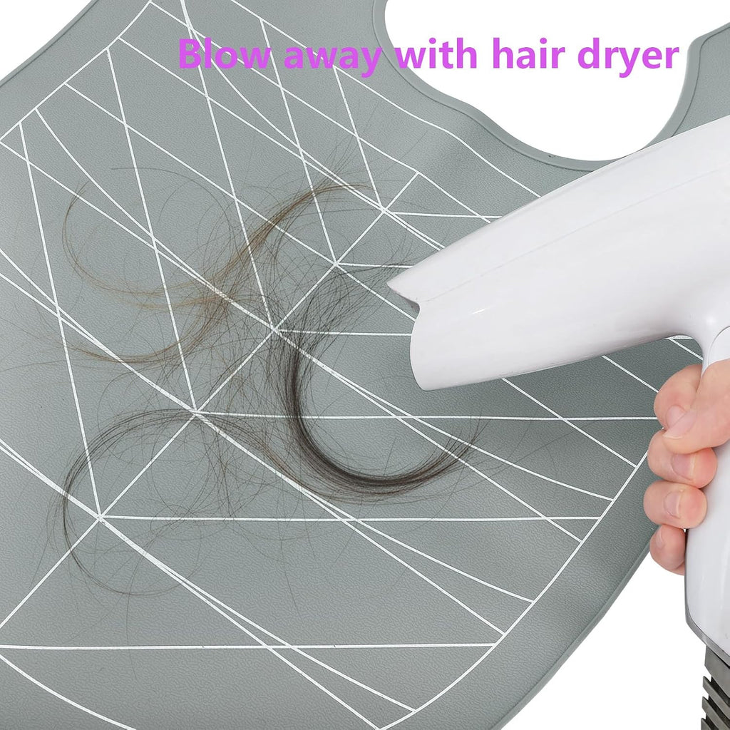Hair Cutting Collar Cape Silicone Salon Guide for Hairdressing & Styling