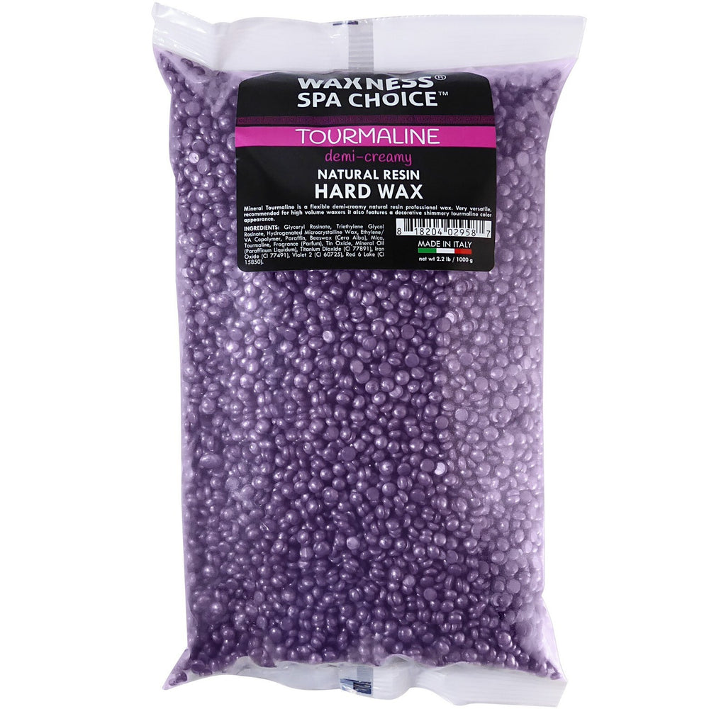 Hard Wax Beads for Hair Removal 2.2 lb Demi Creamy Tourmaline Wax Made in Italy