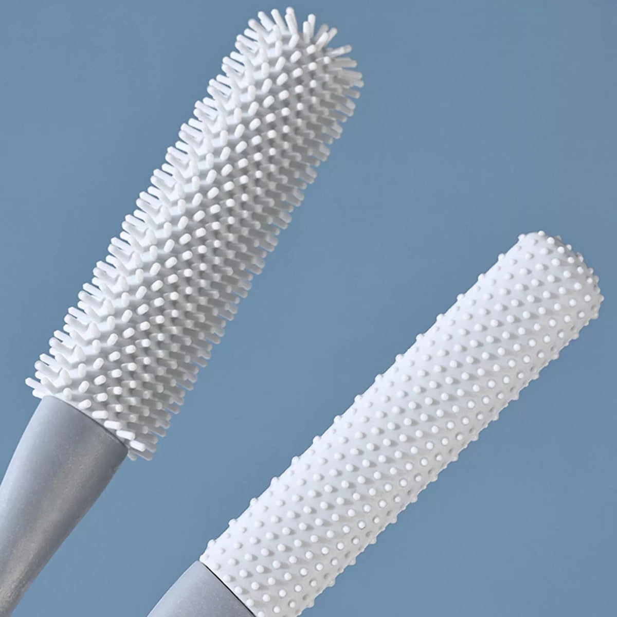 Toe Gap Cleaning Brush Set Long Handle Silicone Soft Rubber Deep Cleansing