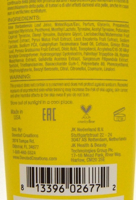 Men's Tanning Lotion with Cooling & Tattoo Protection - 8.5 fl oz