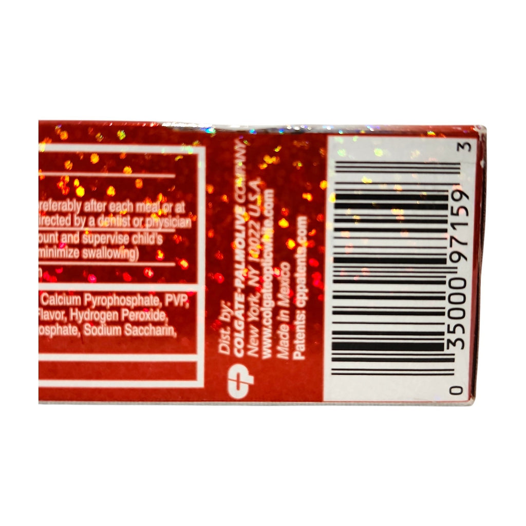 6 Pack Colgate Optic White Advanced ICY FRESH Toothpaste with Hydrogen Peroxide