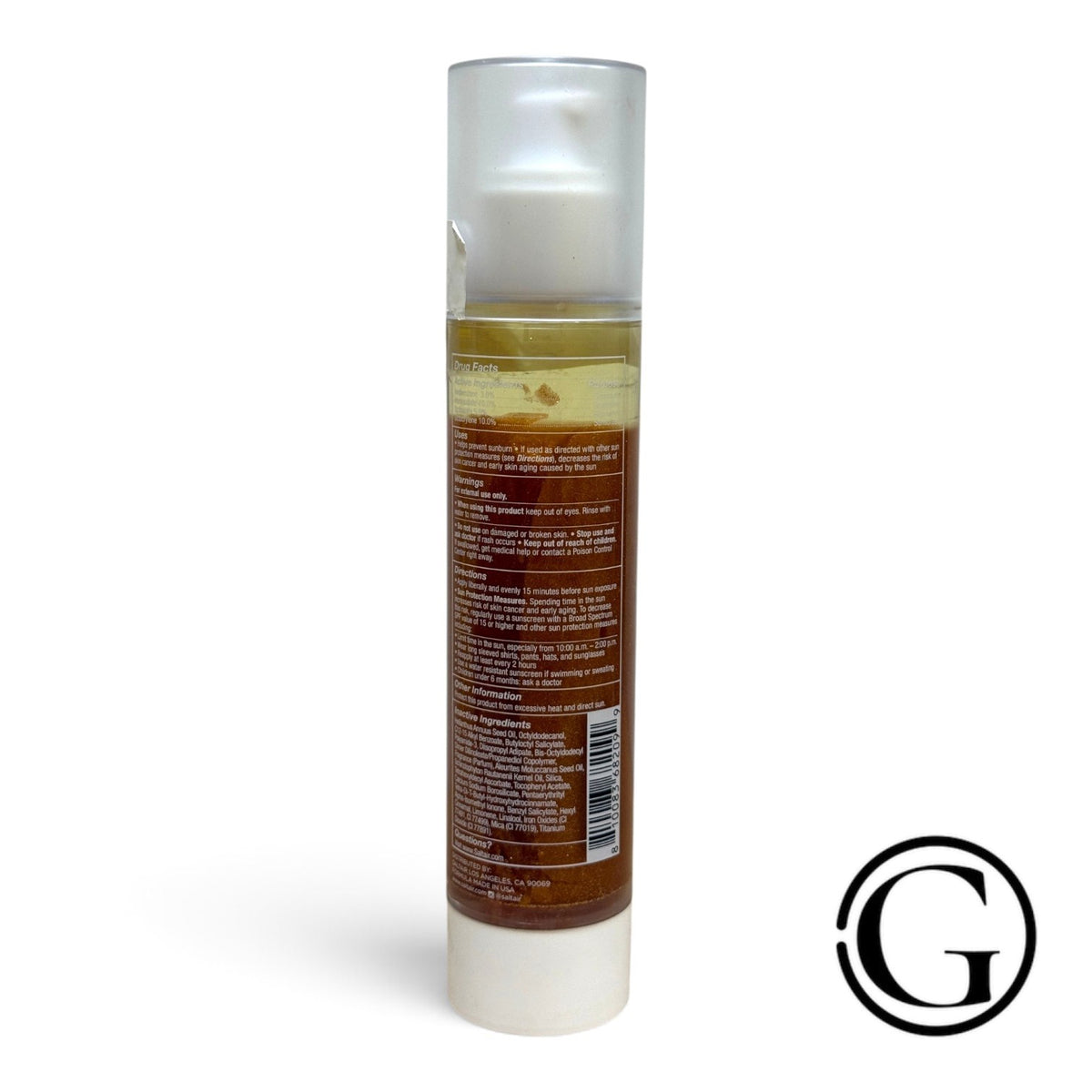 Saltair Santal Bloom SPF 50 Body Oil Sunscreen Broad Spectrum 4oz