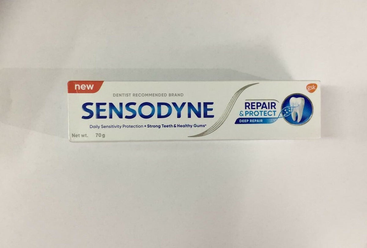 Sensodyne Repair & Protect Toothpaste with Novamin - 70g for Sensitive Teeth