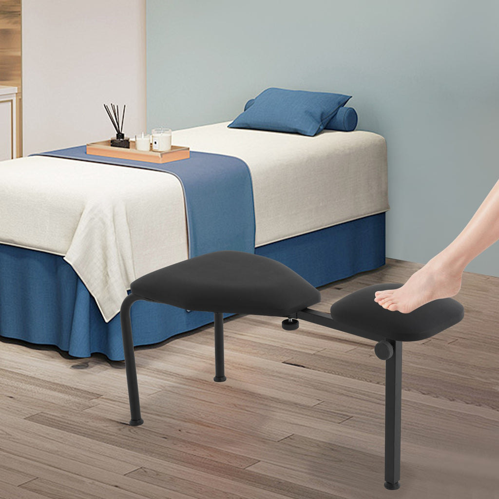 Adjustable Pedicure Manicure Salon Chair with Footrest - Nail & Beauty Stool