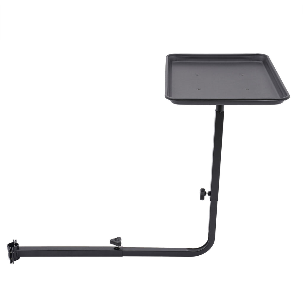 Salon Chair Mounting Tray with Adjustable 360° Rotatable Bracket for Hairdressing