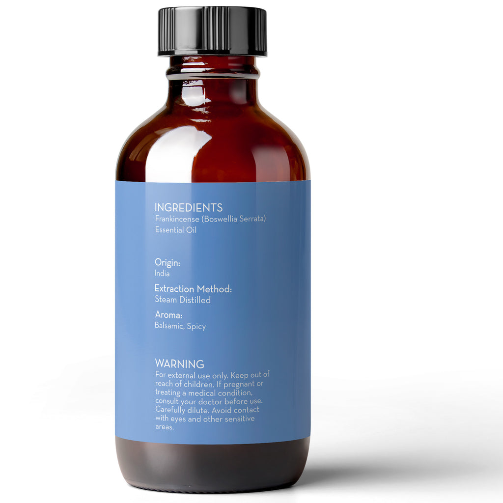 Frankincense Essential Oil - 4 fl oz Pure Body Naturals Aromatherapy & Skin Care