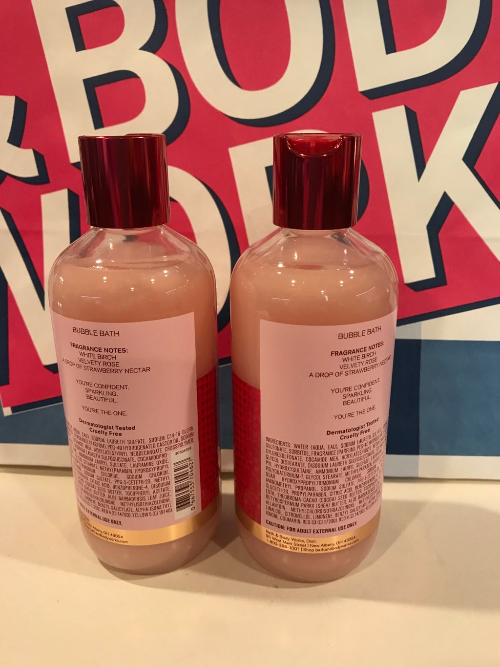 Bath & Body Works You're The One Bubble Bath Set - 2 x 10 oz New