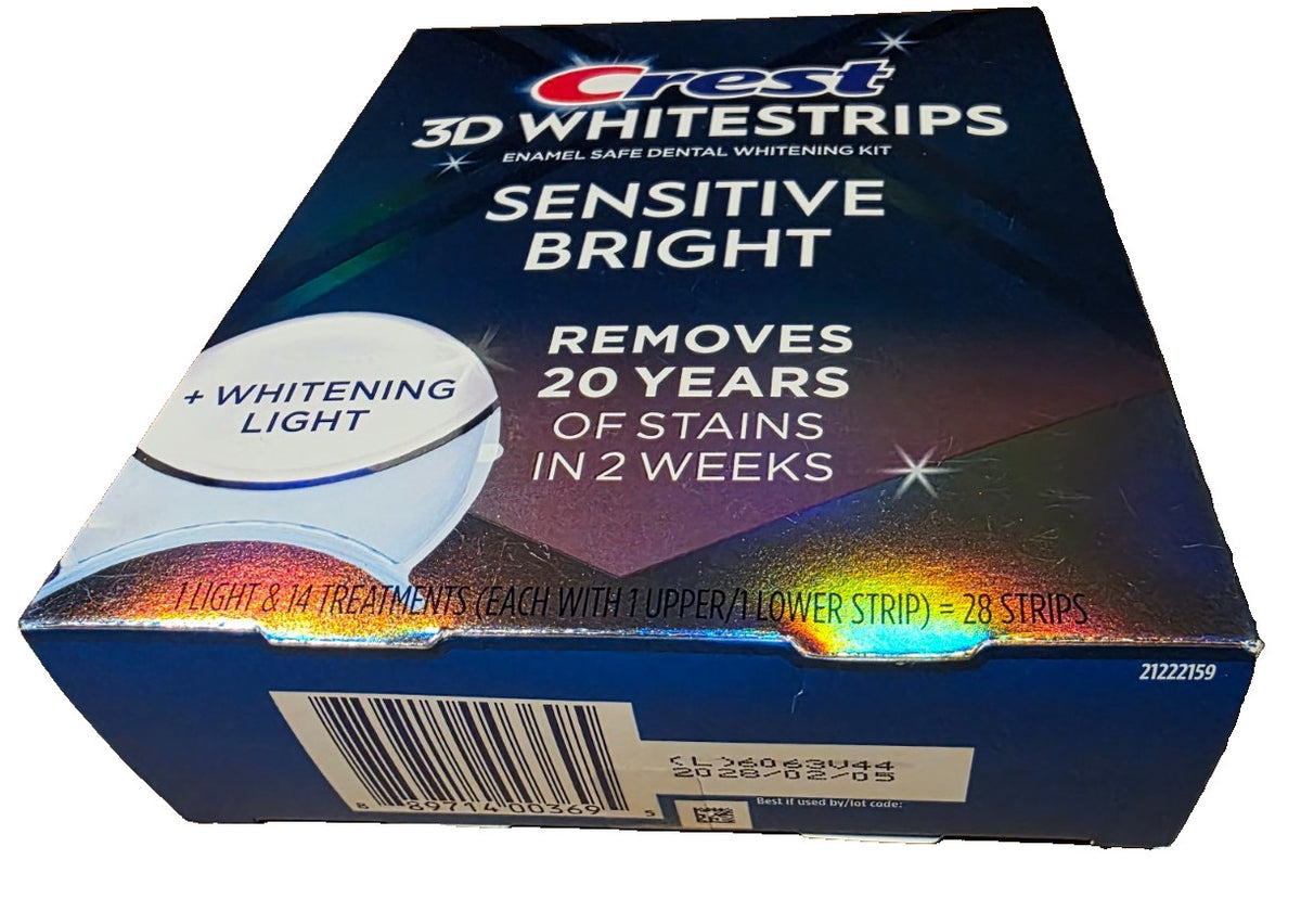 Strips Sensitive Bright 14 Treatments - Crest