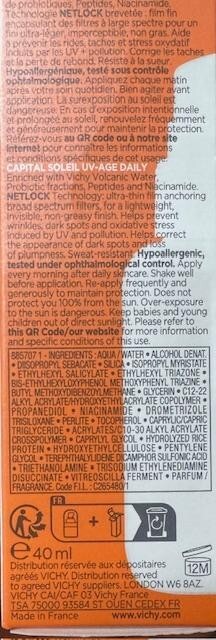 SPF50+ Sunscreen with Anti-Aging & Pollution Protection 40ml - Hypoallergenic, Invisible Finish