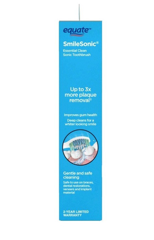 Rechargeable Sonic Toothbrush Black - Electric Oral Care with Timer