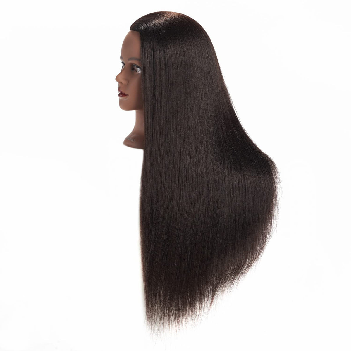 Mannequin Head 26-28 Inches Synthetic Fiber for Hair Styling and Training