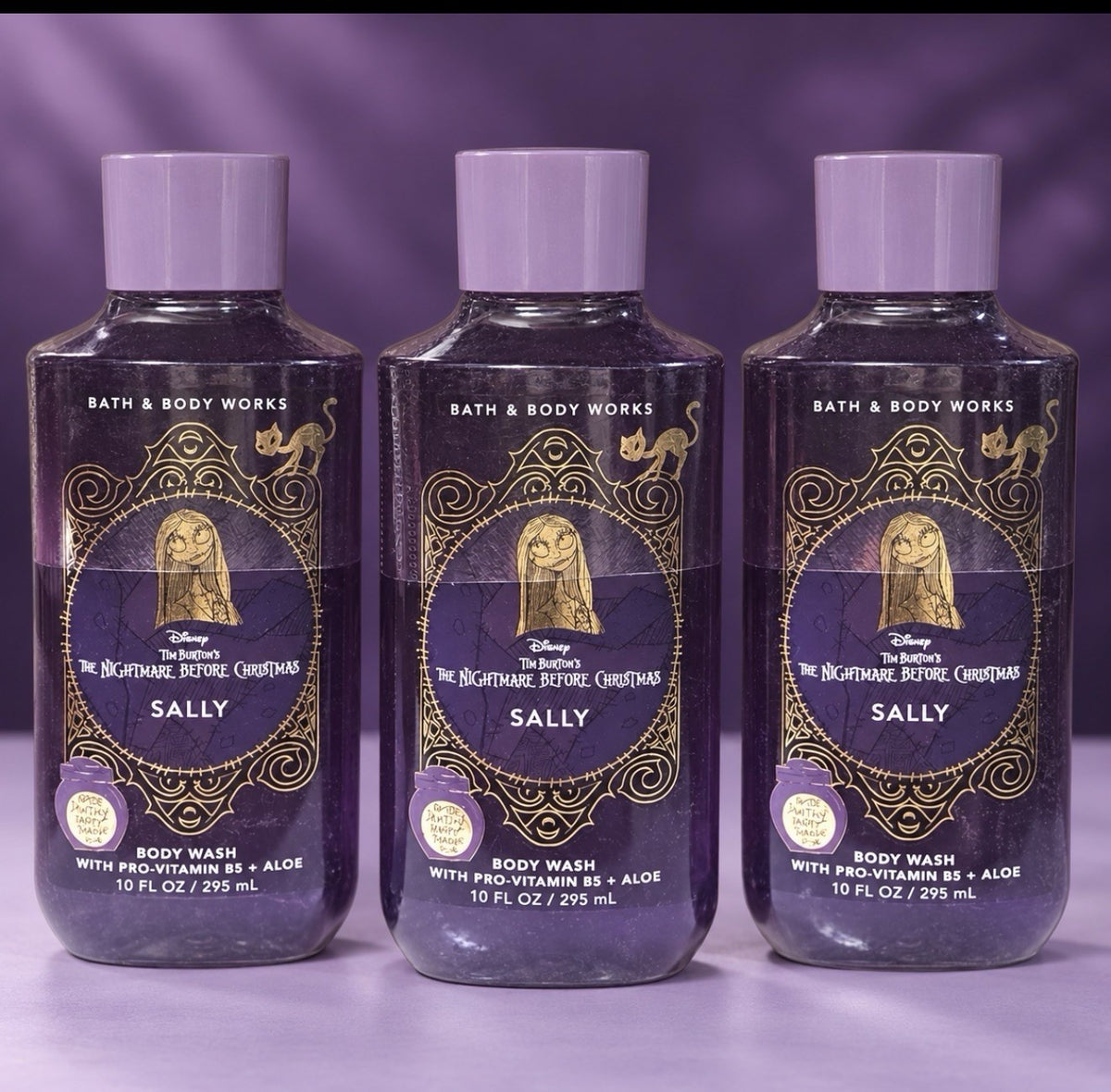 Bath & Body Works Sally Body Wash Set - Nightmare Before Christmas, 3 x 10 oz