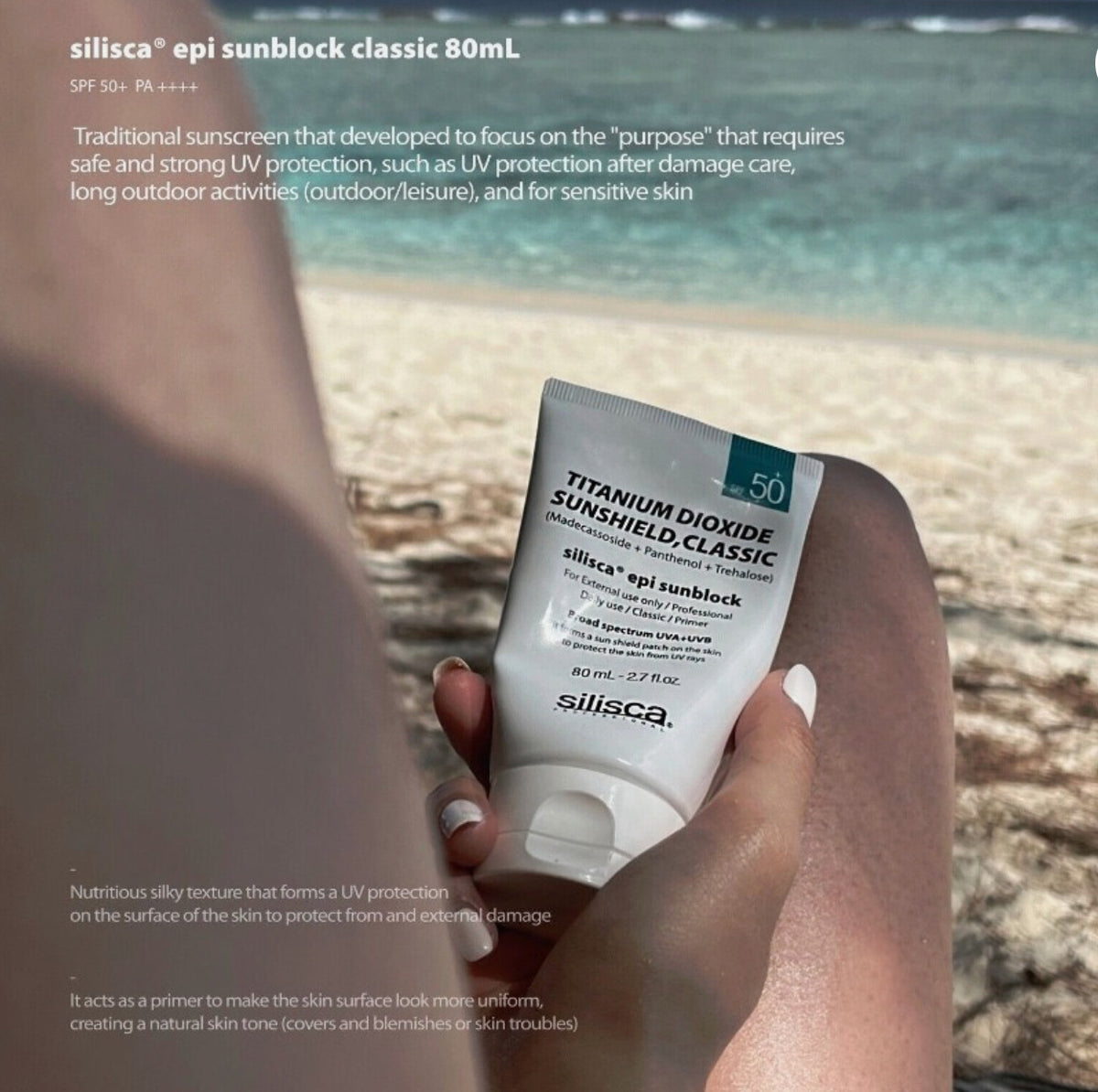 Broad Spectrum SPF50+ PA++++ Sun Protection Cream 80ml - K-Beauty