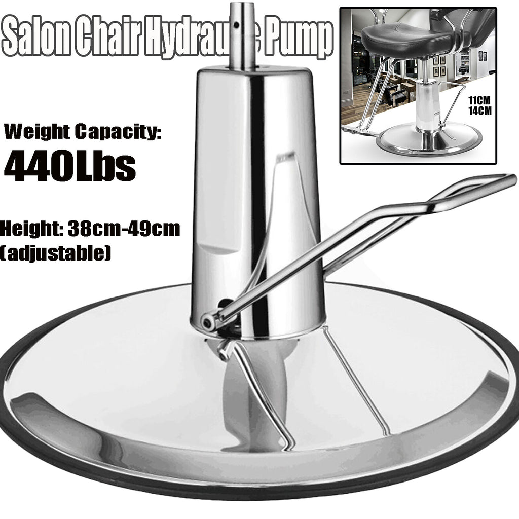 Heavy Duty Hydraulic Pump for Barber Chair with 23-Inch Base - Adjustable, 300kg Capacity