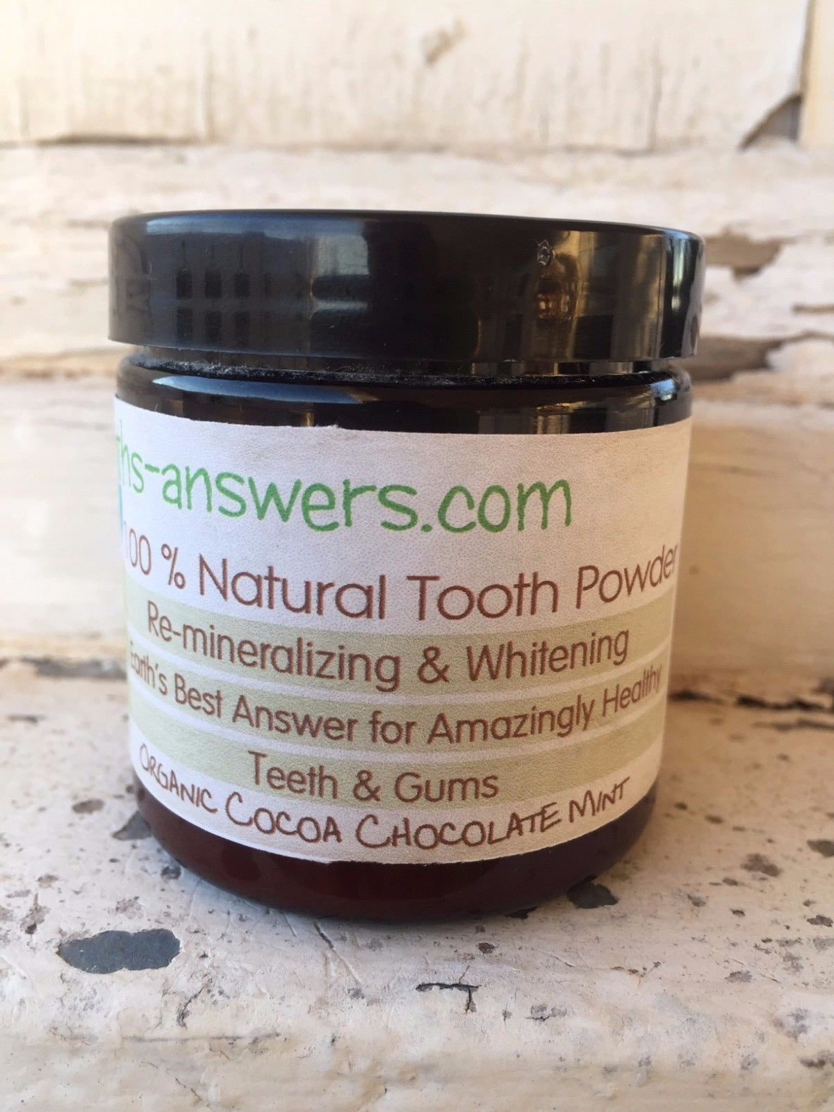 Natural Remineralizing Chocolate Mint Tooth Powder & Herbal Mouthwash Combo