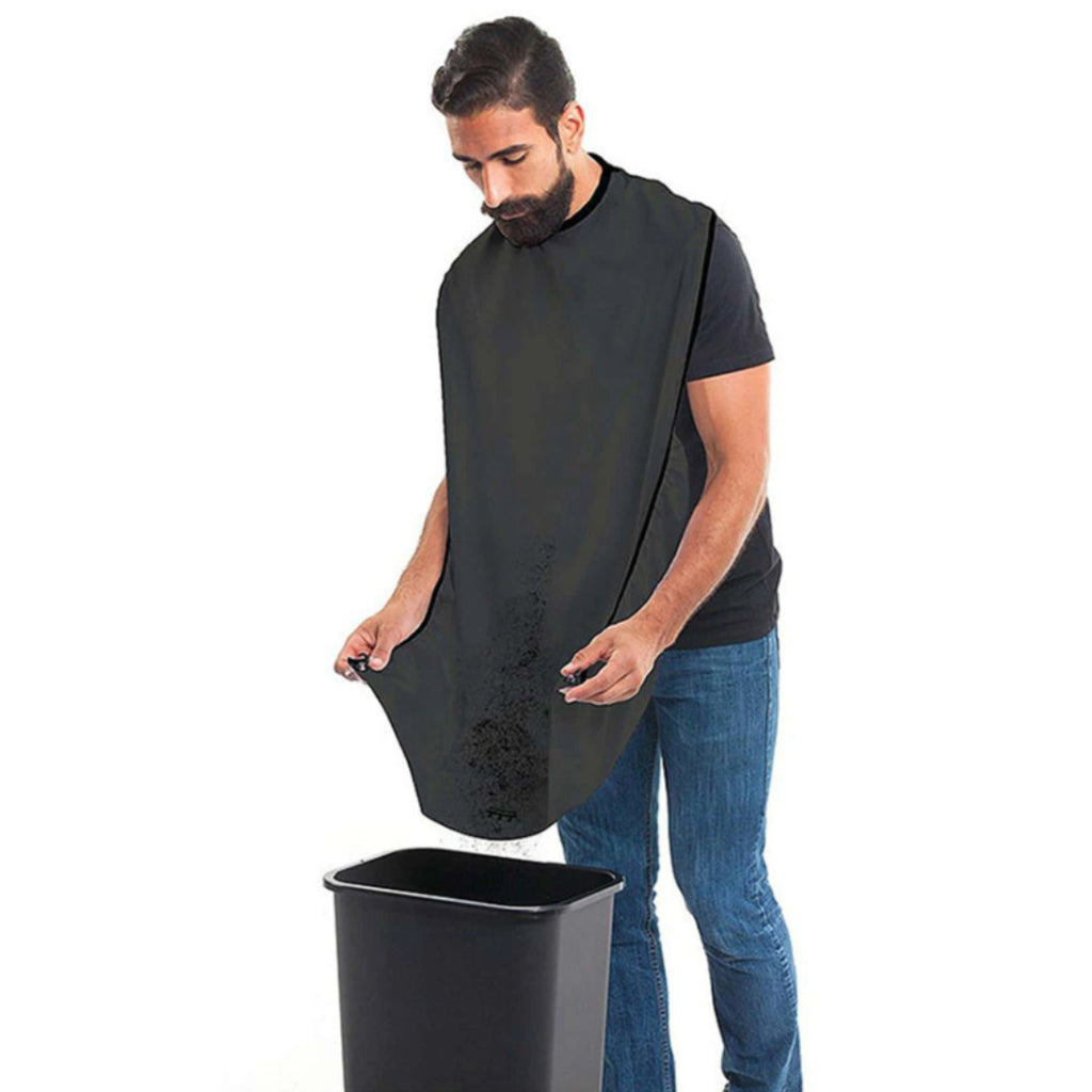 Waterproof Shaving Apron Beard Catcher Cape for Men Bathroom Grooming