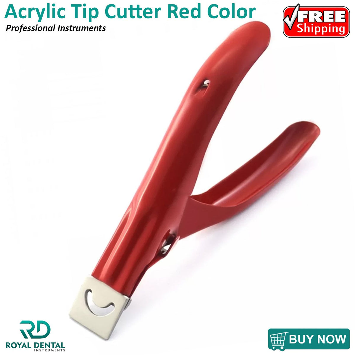 Acrylic Nail Tip Cutter Clipper with Spring - Manicure Nail Art Tool
