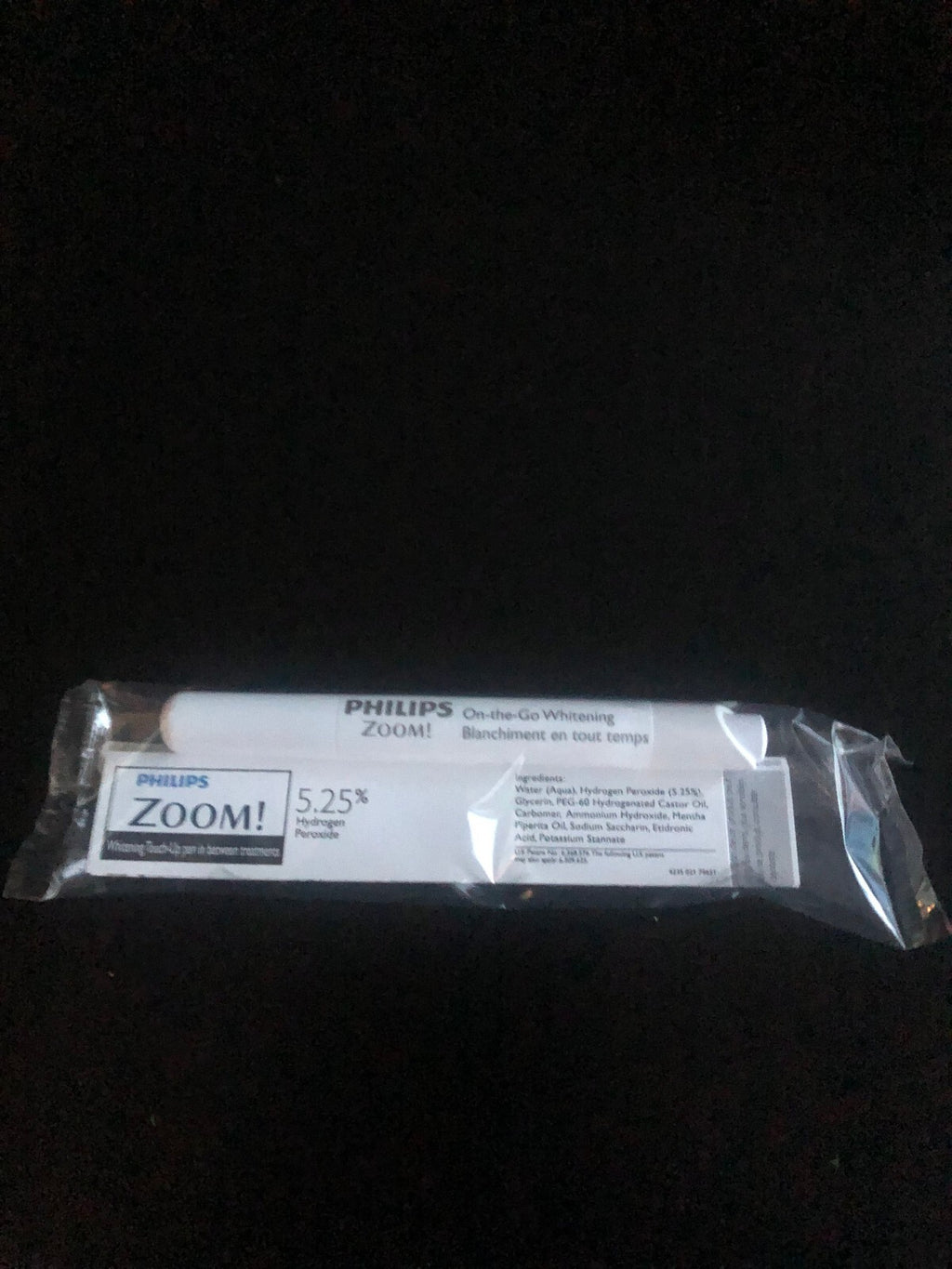 Philips Zoom Tooth Whitening Pen - Bulk Pack 1 Pen with 5.25% Hydrogen Peroxide