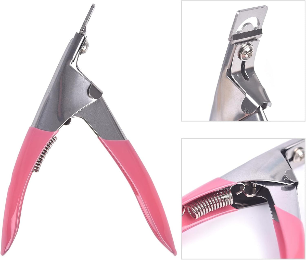 Professional Acrylic Nail Clippers - Stainless Steel False Nail Cutter