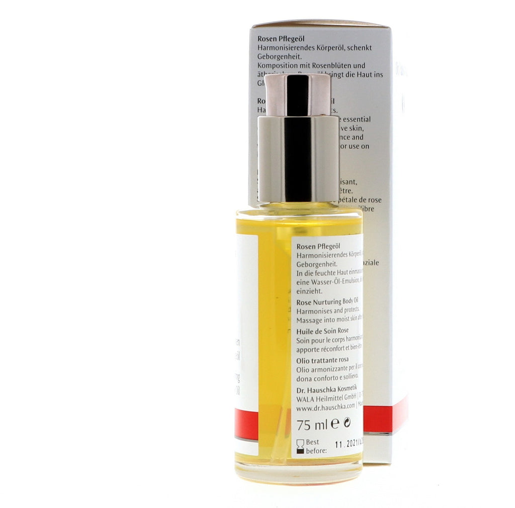 Rose Body Oil with Jojoba & Damask Rose Extract - Nourishing Massage Oil