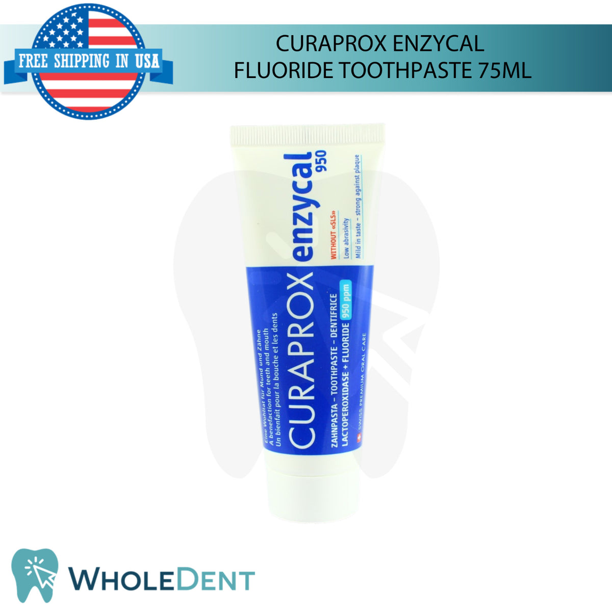 Gentle Fluoride Toothpaste for Daily Oral Hygiene - 75ml, All Variants