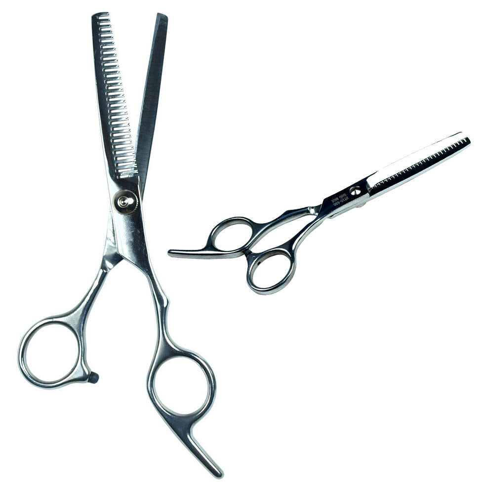 6-Inch Hair Thinning Scissors for Barbers and Hairdressers - Adjustable Tension