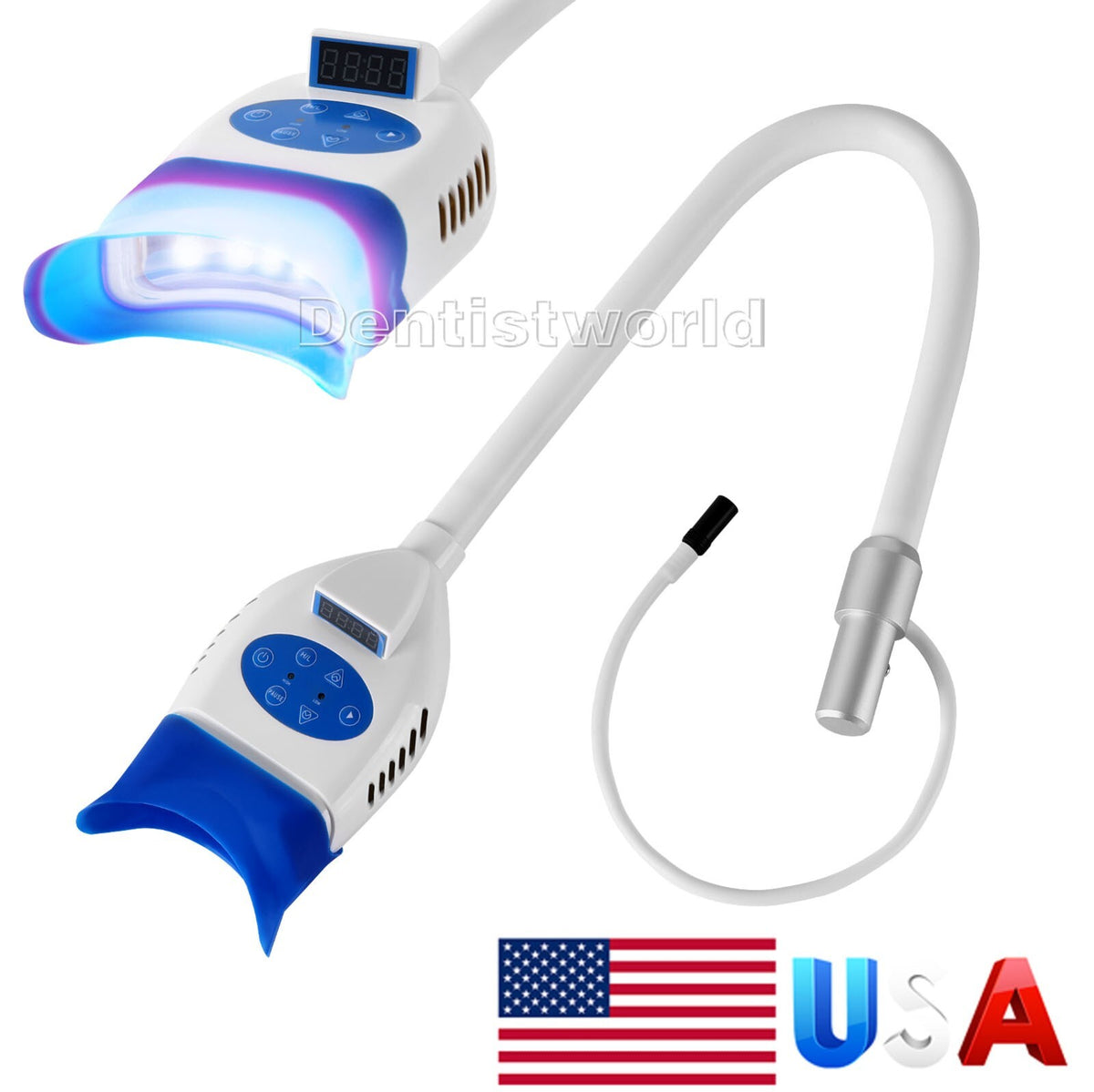 Dental Lamp with 10 Blue LED Lights - Professional Oral Care Device