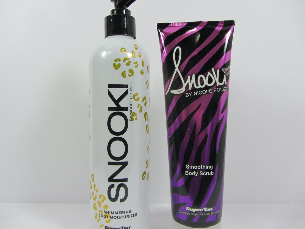 Shimmering Body Moisturizer with Free Smoothing Body Scrub - 16oz