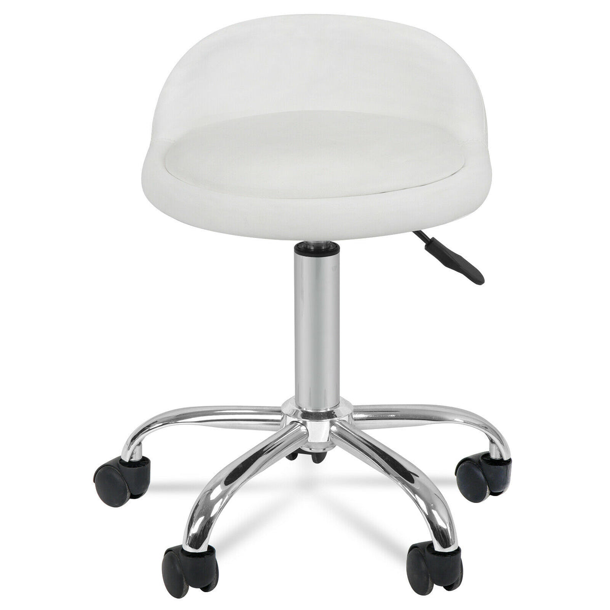 Swivel Facial Massage Stool with Wheels & Adjustable Height – Salon & Spa Chair