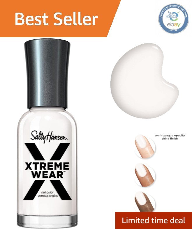 Long Lasting White Nail Polish - Chip Resistant & Glossy Finish