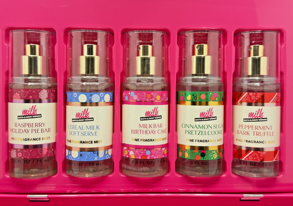 Bath & Body Works Milk Bar Travel Mist Set - 5 Mini Fragrance Sprays
